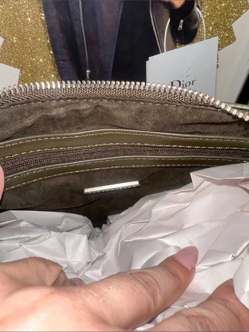 Steve Madden Olive Green Hobo Bag
